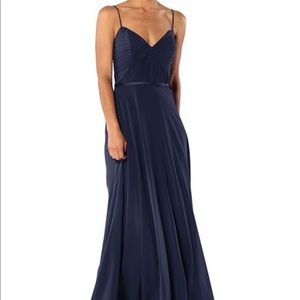 Brideside Cher Dress in Midnight